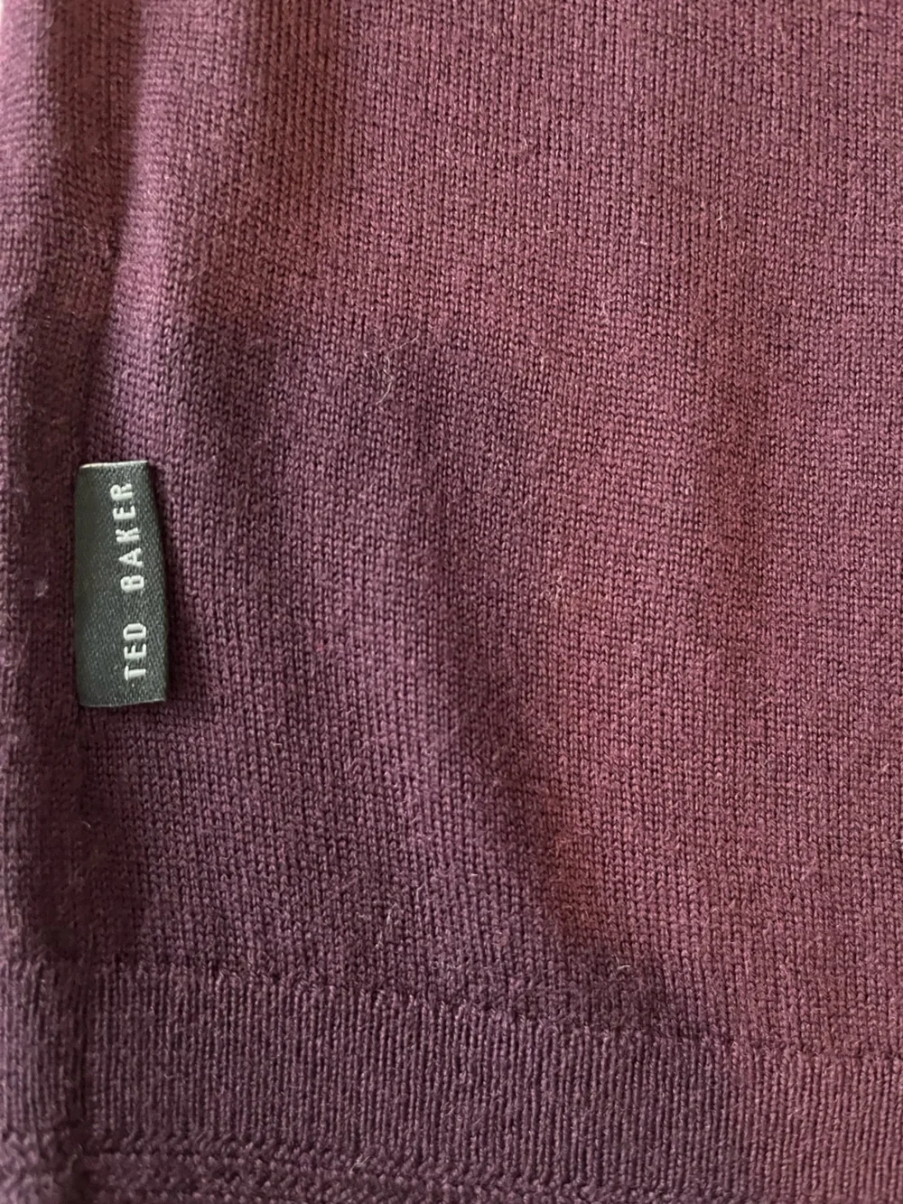 Ted Baker Men's V-Neck Sweater in Plum